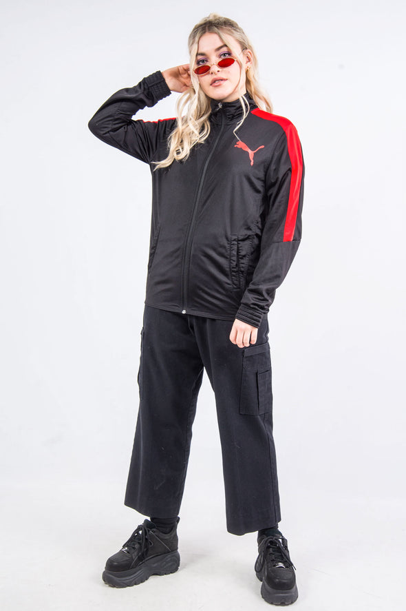 Puma Red and Black Tracksuit Jacket