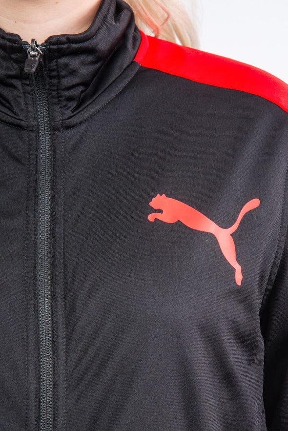 Puma Red and Black Tracksuit Jacket