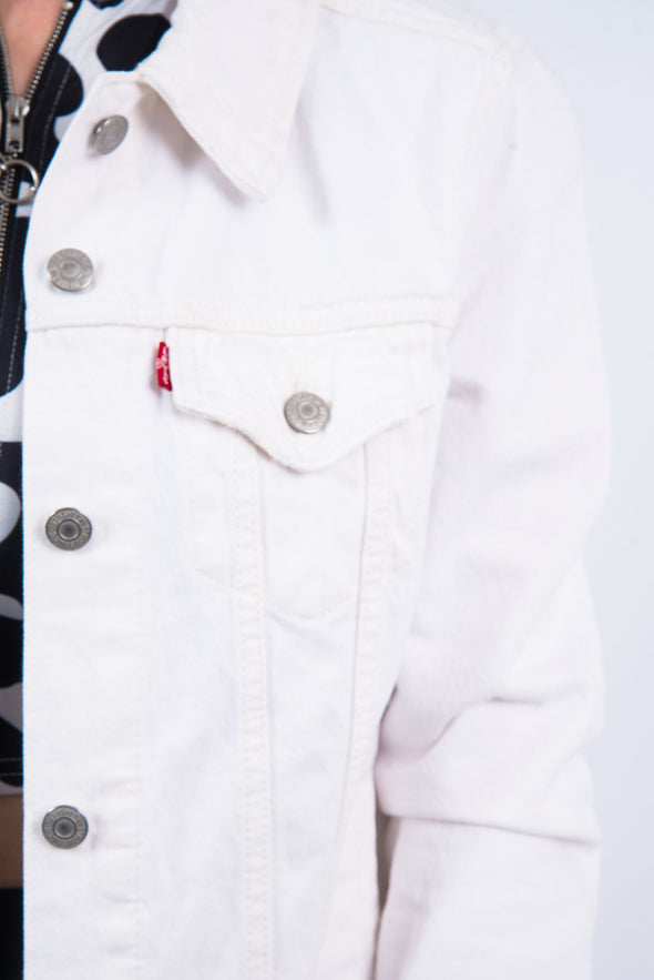 Vintage White Levi's Denim Jacket
