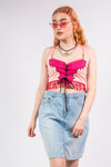 Vintage 90's Denim High Waist Skirt