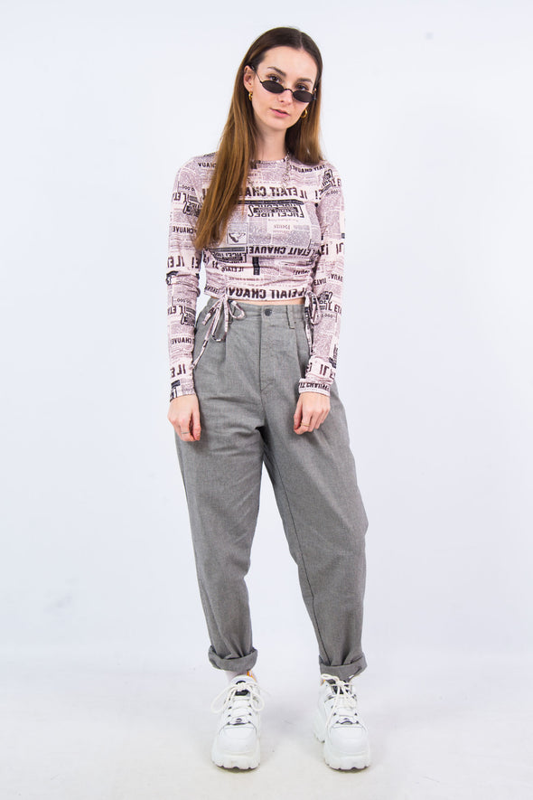 Vintage 90's Lee Fine Check Trousers