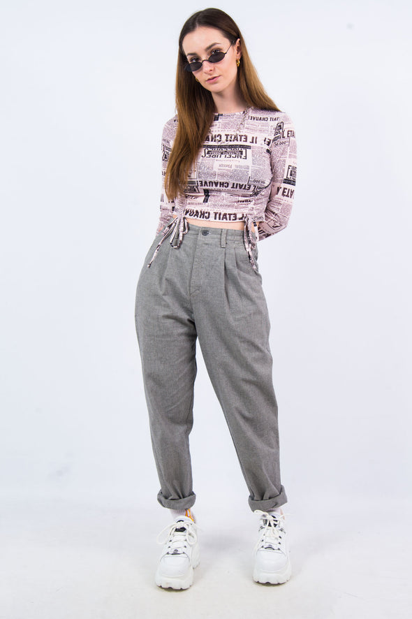 Vintage 90's Lee Fine Check Trousers