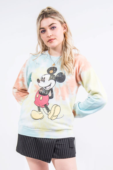 Tie Dye Disney Mickey Mouse Sweatshirt