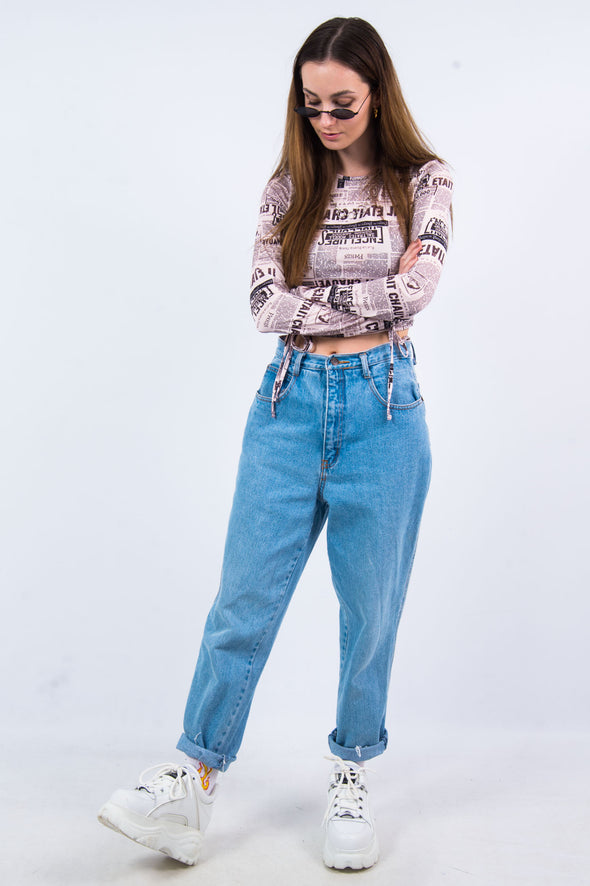 Vintage 90's Blue Denim Mom Jeans