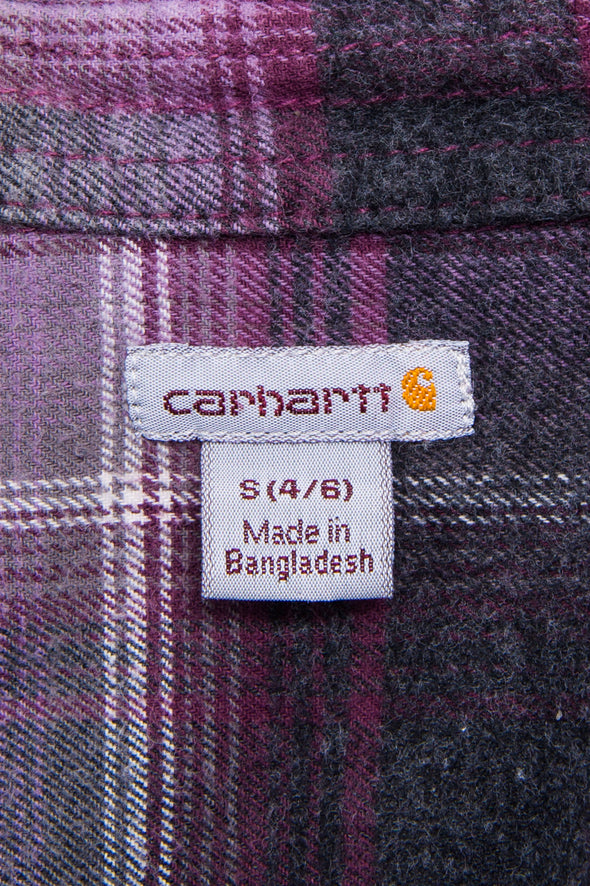 Carhartt Purple Flannel Shirt