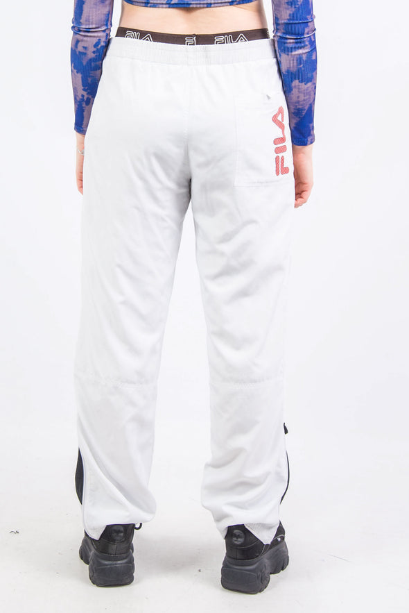 00's Fila Spell Out Tracksuit Bottoms