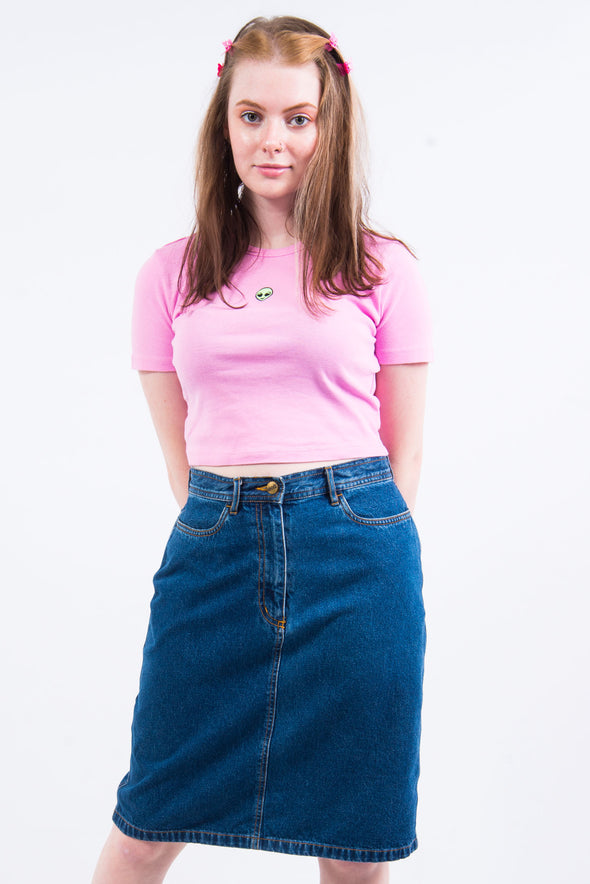 Vintage 90's L. L. Bean Denim Skirt
