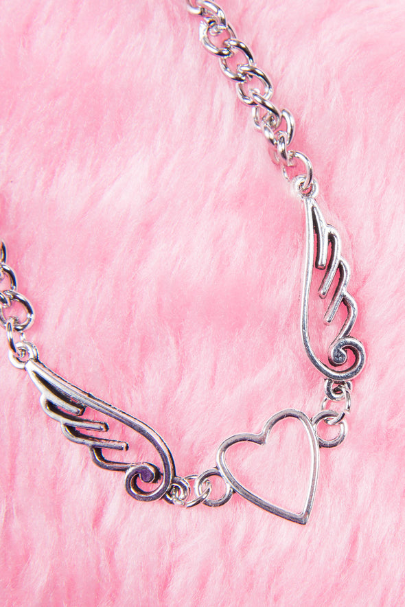 Angel Heart Choker Necklace