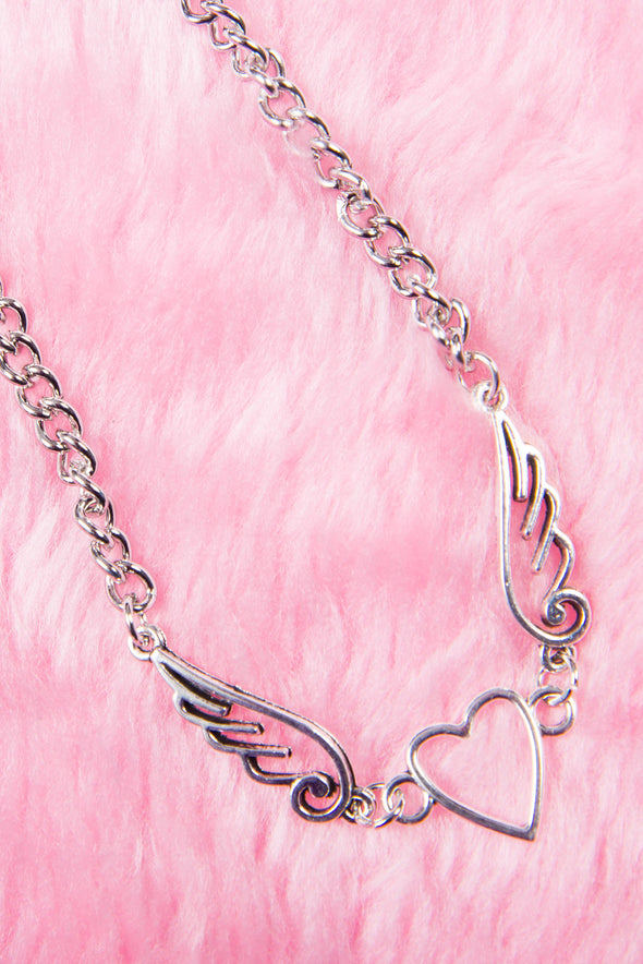 Angel Heart Choker Necklace