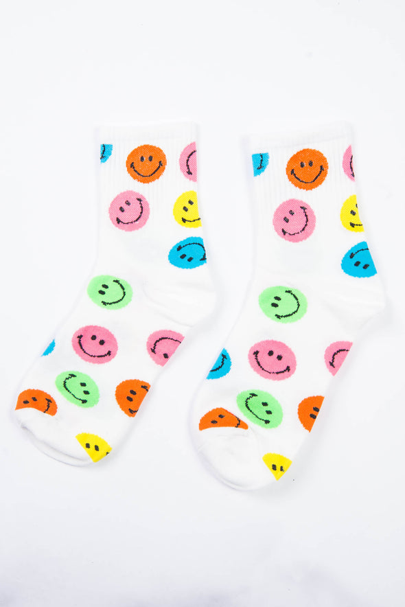 Smiley 90's Inspired Socks