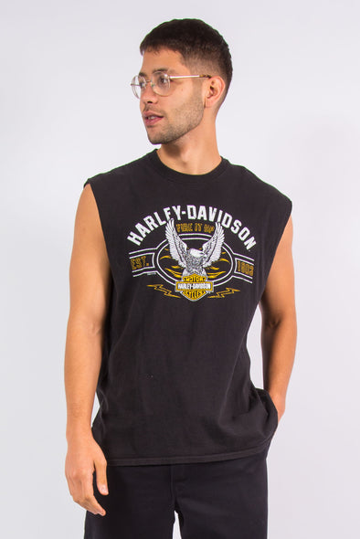 Vintage Harley Davidson Sleeveless T-Shirt Ontario Canada