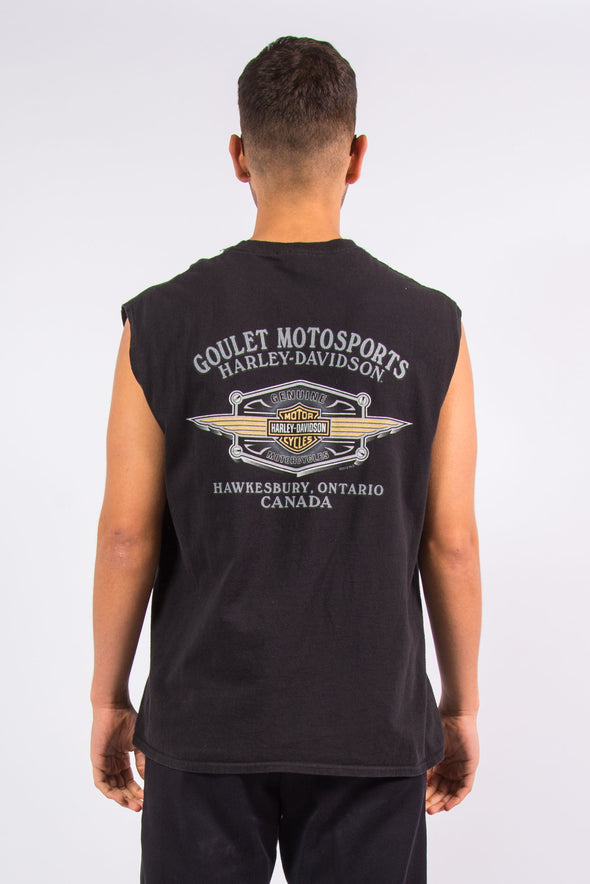Vintage Harley Davidson Sleeveless T-Shirt Ontario Canada
