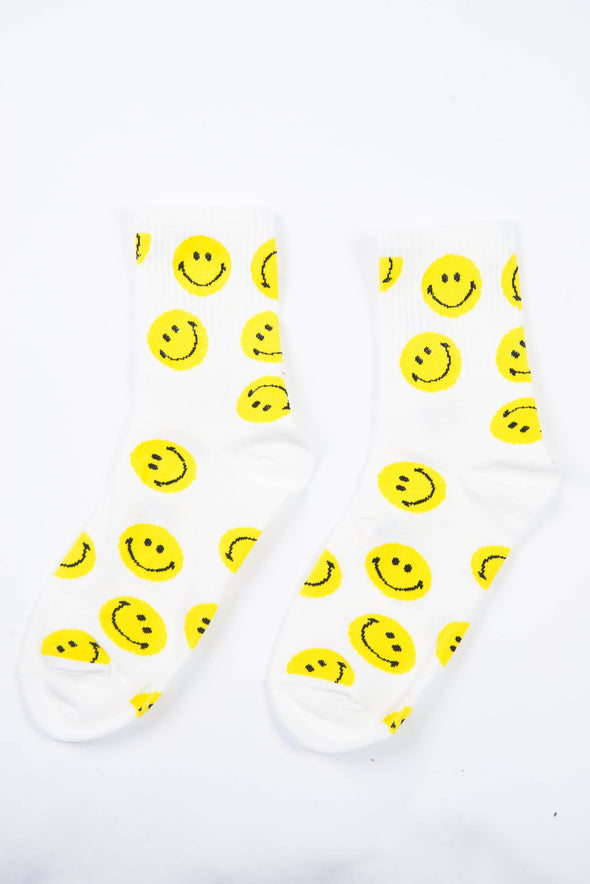 Smiley 90's Inspired Socks