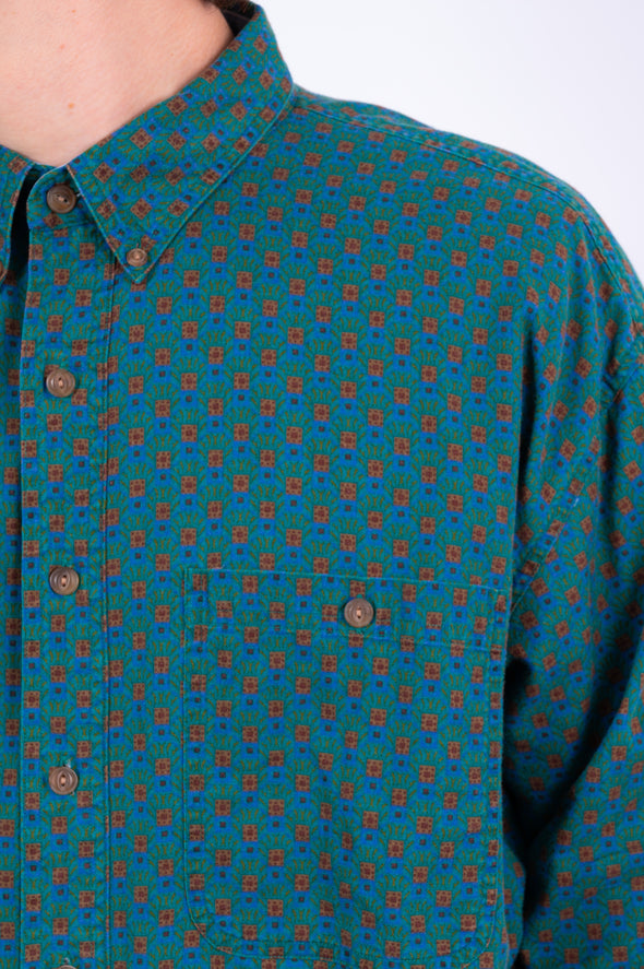 Vintage Ralph Lauren Chaps Patterned Shirt