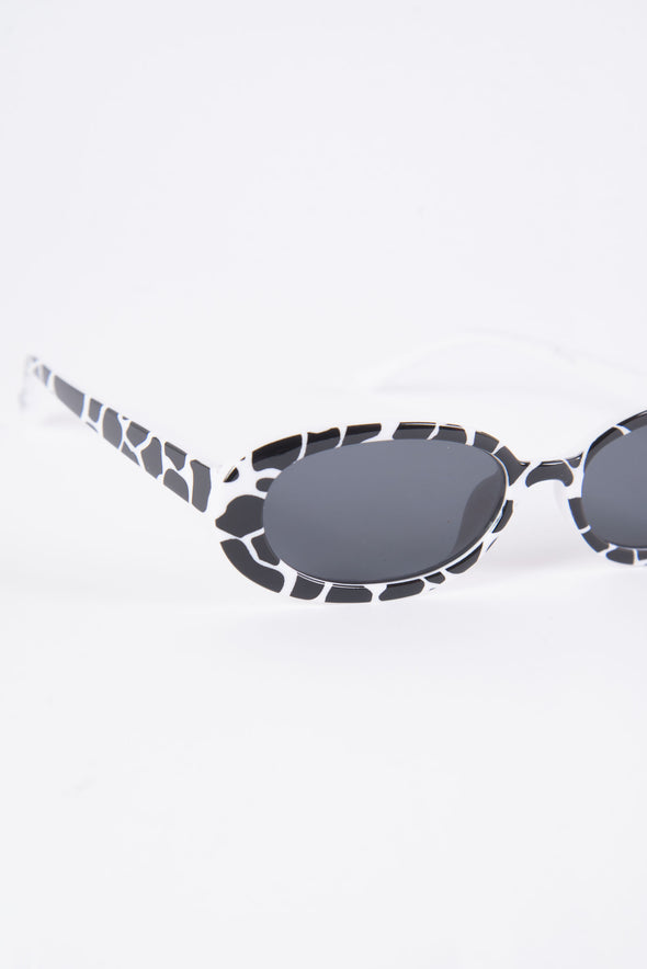 Lola Cow Print Sunglasses 