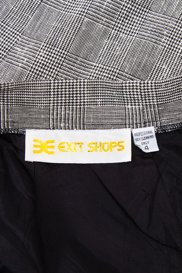 Vintage 90's High Waist Check Shorts