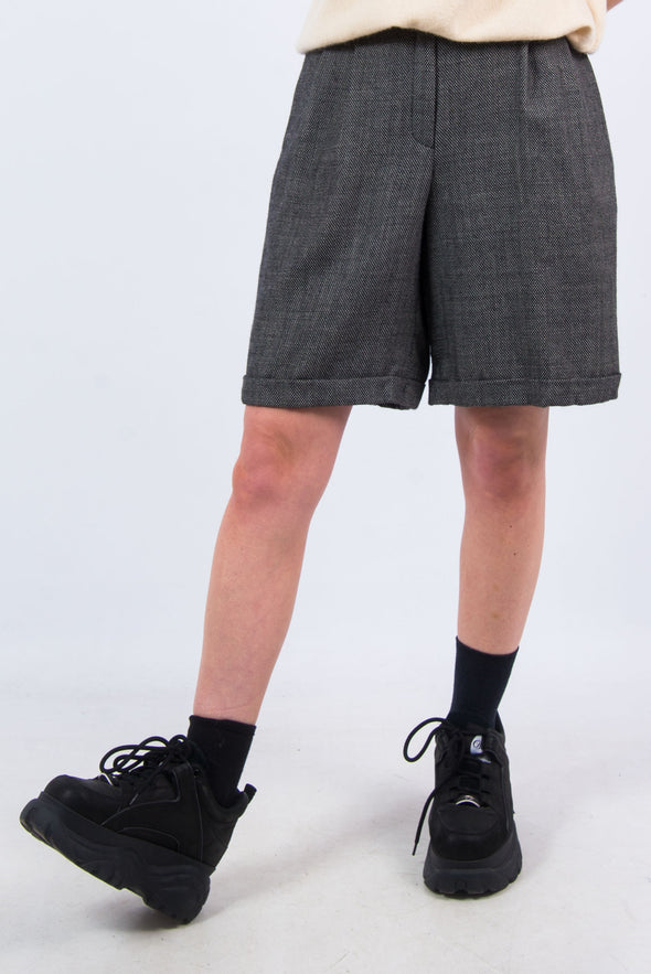 Vintage 90's High Waist Wool Shorts