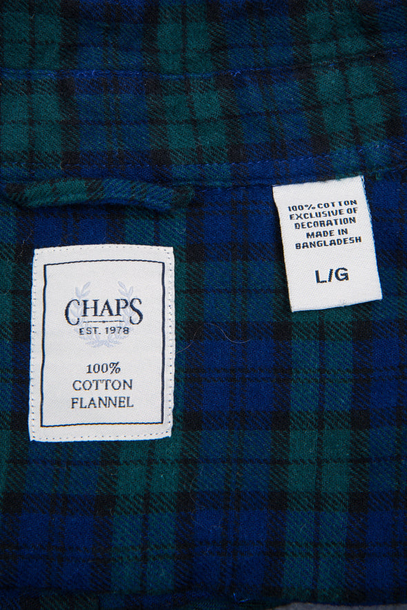 Tartan Check Chaps Flannel Shirt