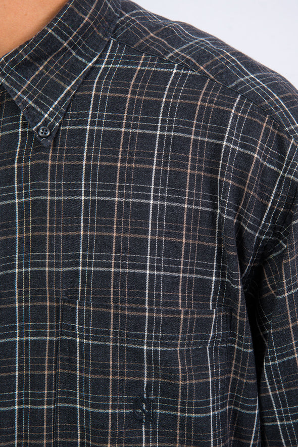 Nautica Grey Check Pattern Shirt