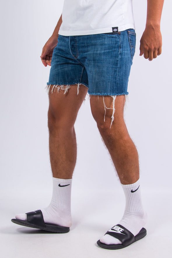Vintage Levi's 501 Ripped Denim Shorts