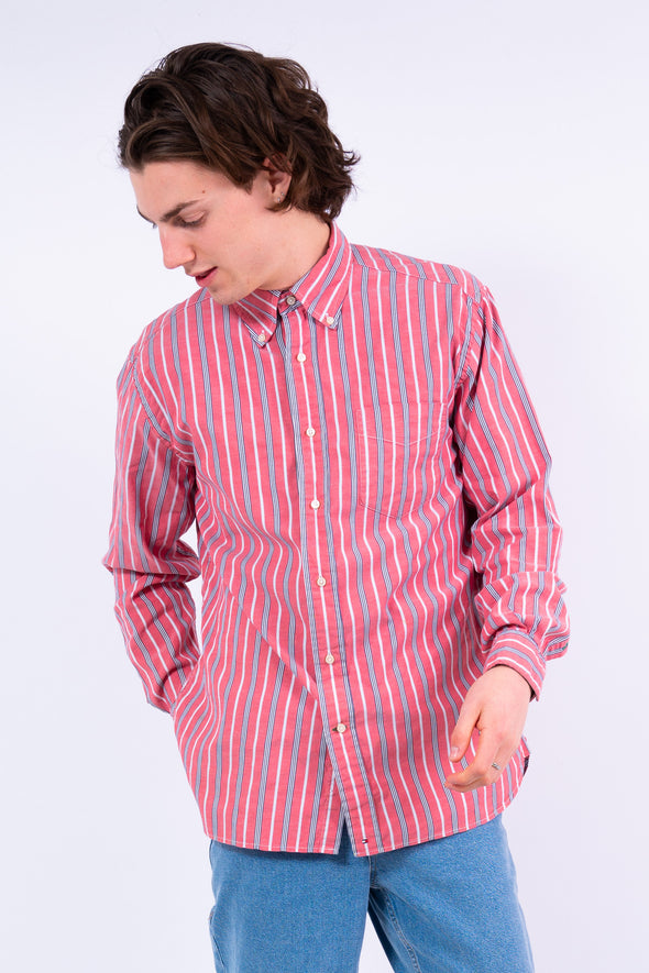90's Tommy Hilfiger Striped Shirt