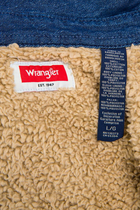 Wrangler Fleece Lined Denim Shirt