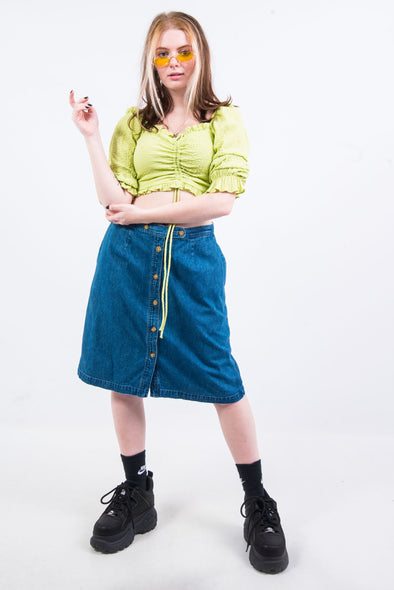 Vintage 90's Denim Mini Skirt