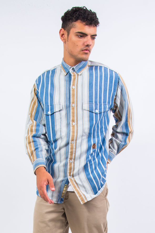 90's Vintage Striped Shirt