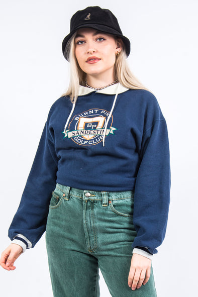 Vintage 90's Collared Golf Club Sweatshirt