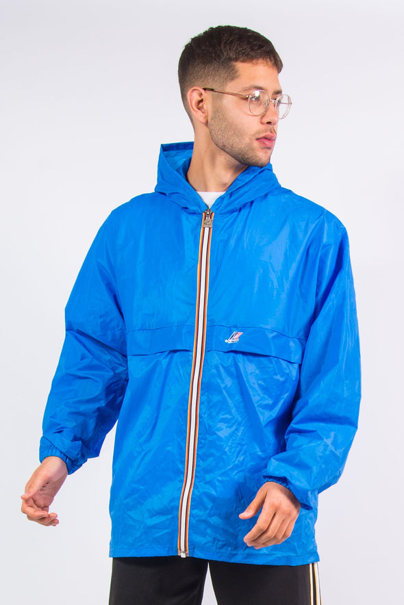 Vintage K-Way waterproof cagoule rain jacket