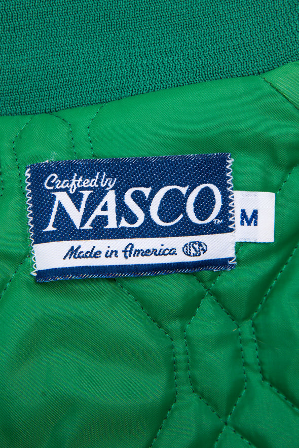 Vintage Green USA Baseball Jacket