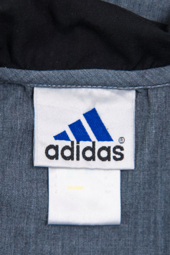 00's Vintage Adidas Zip Polo T-Shirt