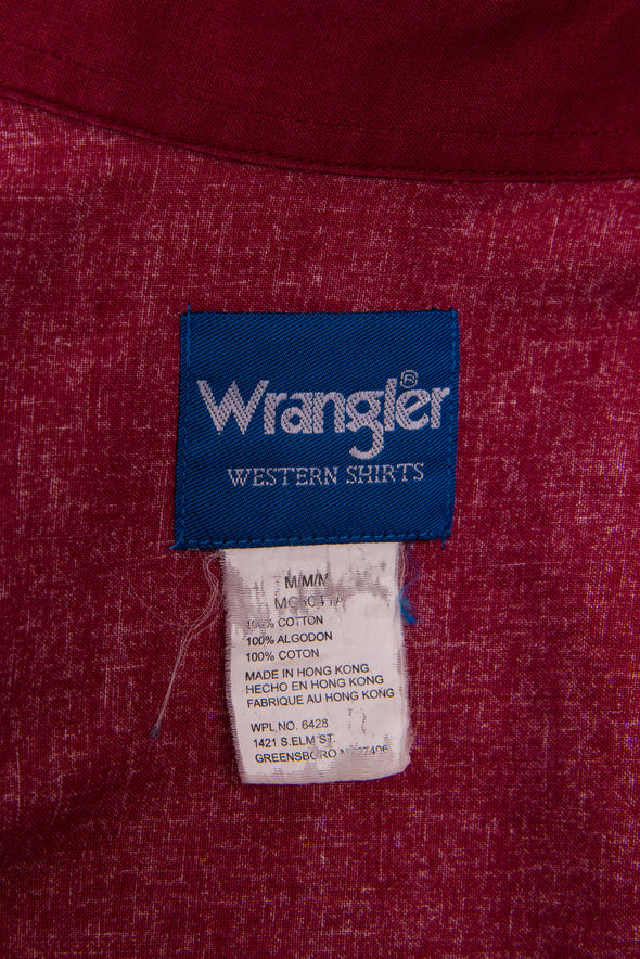 Vintage Wrangler Western Aztec Pattern Shirt