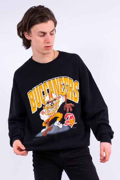 90'S Vintage Taz Looney Tunes NFL Sweatshirt