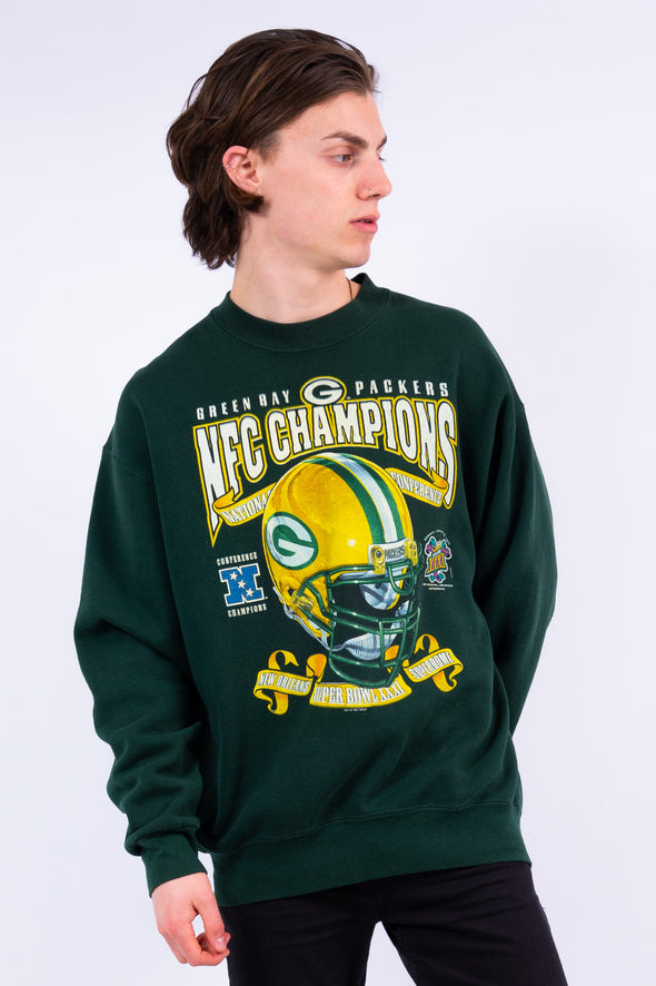 90's Green Bay Packers NFL Super Bowl Sweatshirt