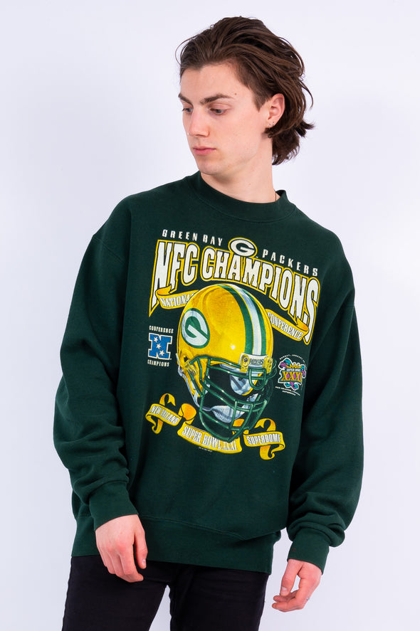 90's Green Bay Packers NFL Super Bowl Sweatshirt