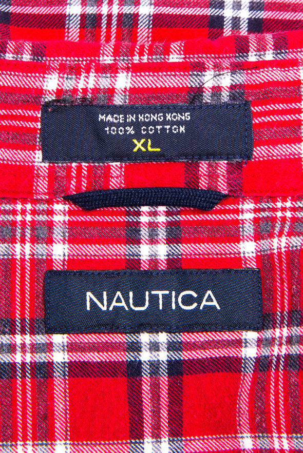 Vintage Nautica Red Checked Shirt