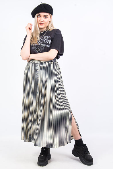 Vintage 90's Stripe Maxi Skirt