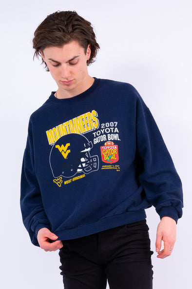 Vintage West Virginia Mountaineers College Football Sweatshirt