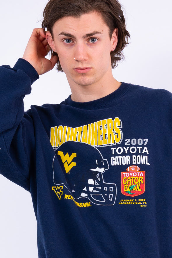 Vintage West Virginia Mountaineers College Football Sweatshirt