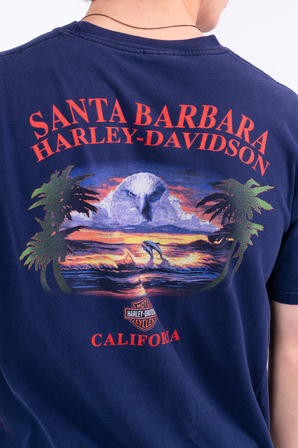 Vintage Harley Davidson Santa Barbara T-Shirt