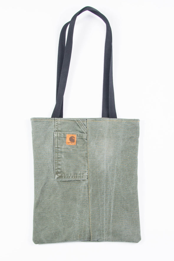 Carhartt Green Canvas Tote Bag