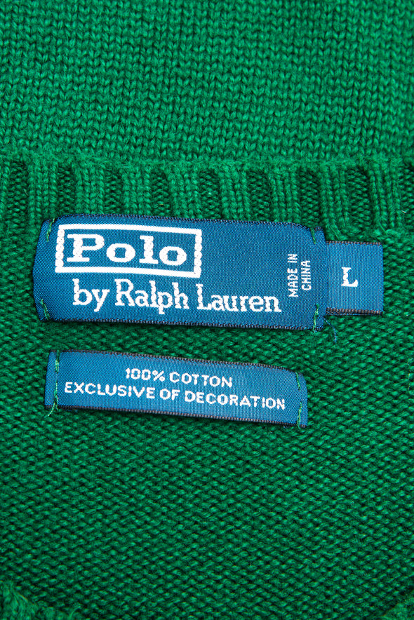 90's Ralph Lauren Green Knit Jumper