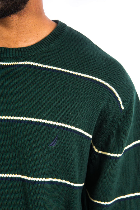 90's Nautica Stripe Knit Jumper