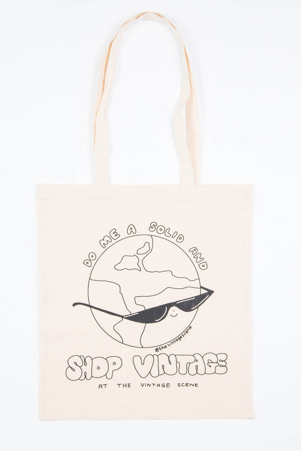 Do Me A Solid Worldie Print Tote Bag