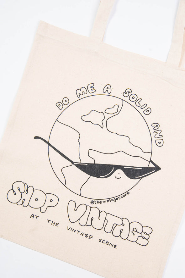 Do Me A Solid Worldie Print Tote Bag