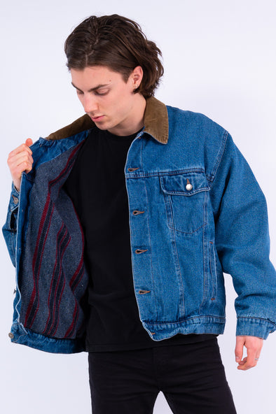 Vintage Wrangler Blanket Lined Denim Jacket