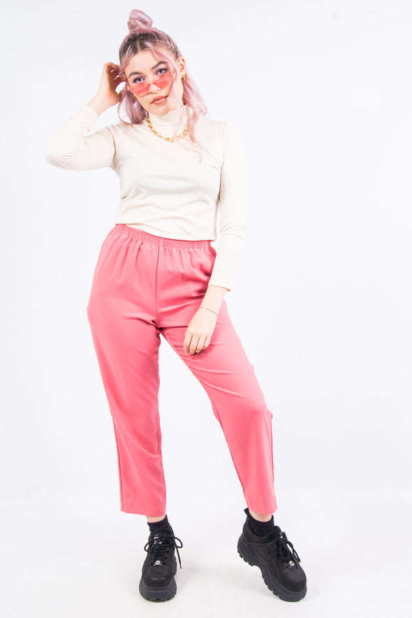 Vintage 90's Pink High Waist Trousers