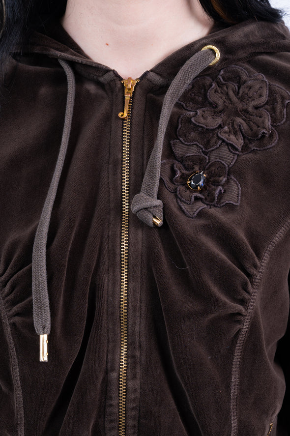 Juicy Couture Velour Hooded Jacket