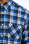 Blue Check Flannel Shirt